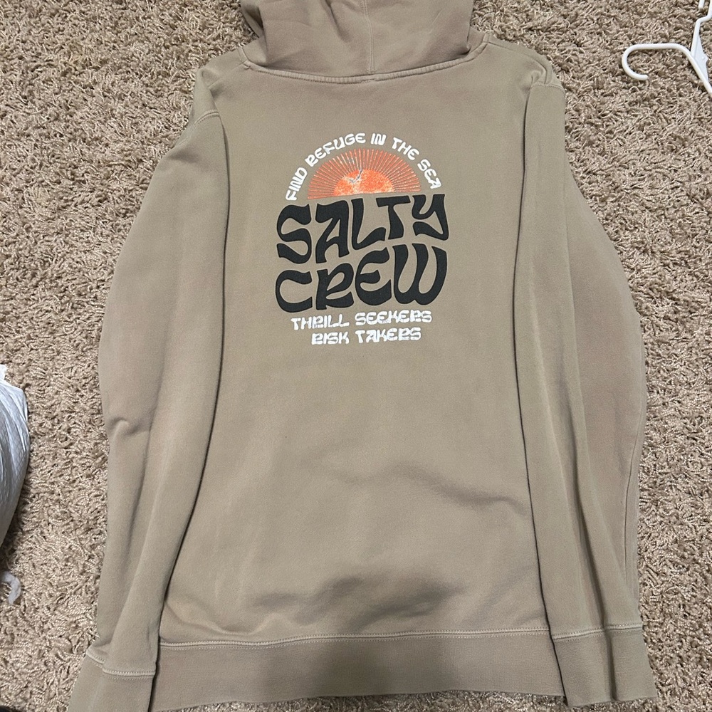 Salty Crew Beige Hoodie